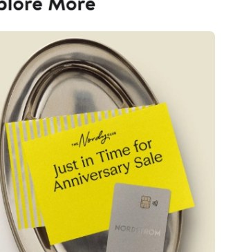 Limited time anniversary sale card